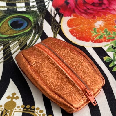 Porte Monnaie Otis Orange Irisé