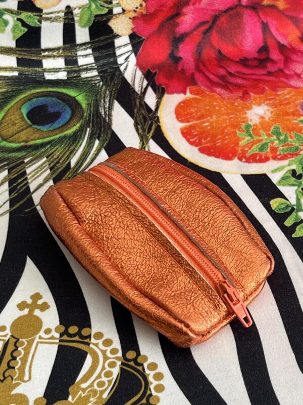Porte Monnaie Otis Orange Irisé