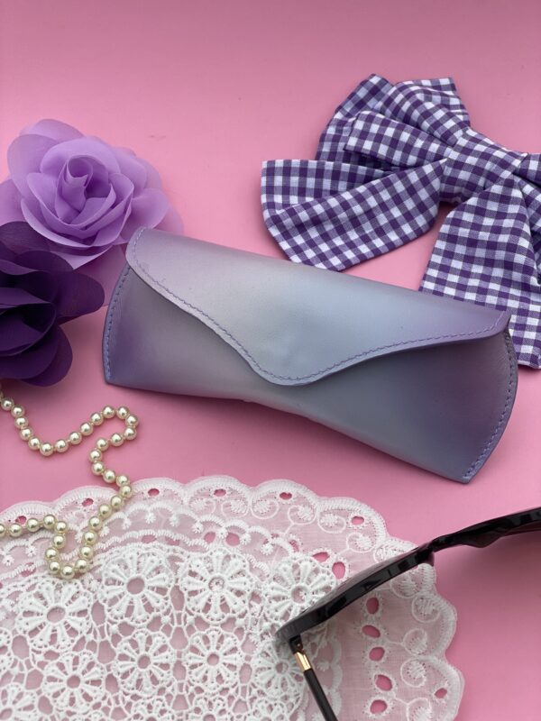 Etui à lunettes dégradé lilas – Image 3