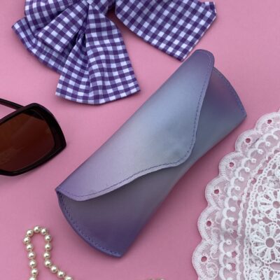 Etui à lunettes dégradé lilas