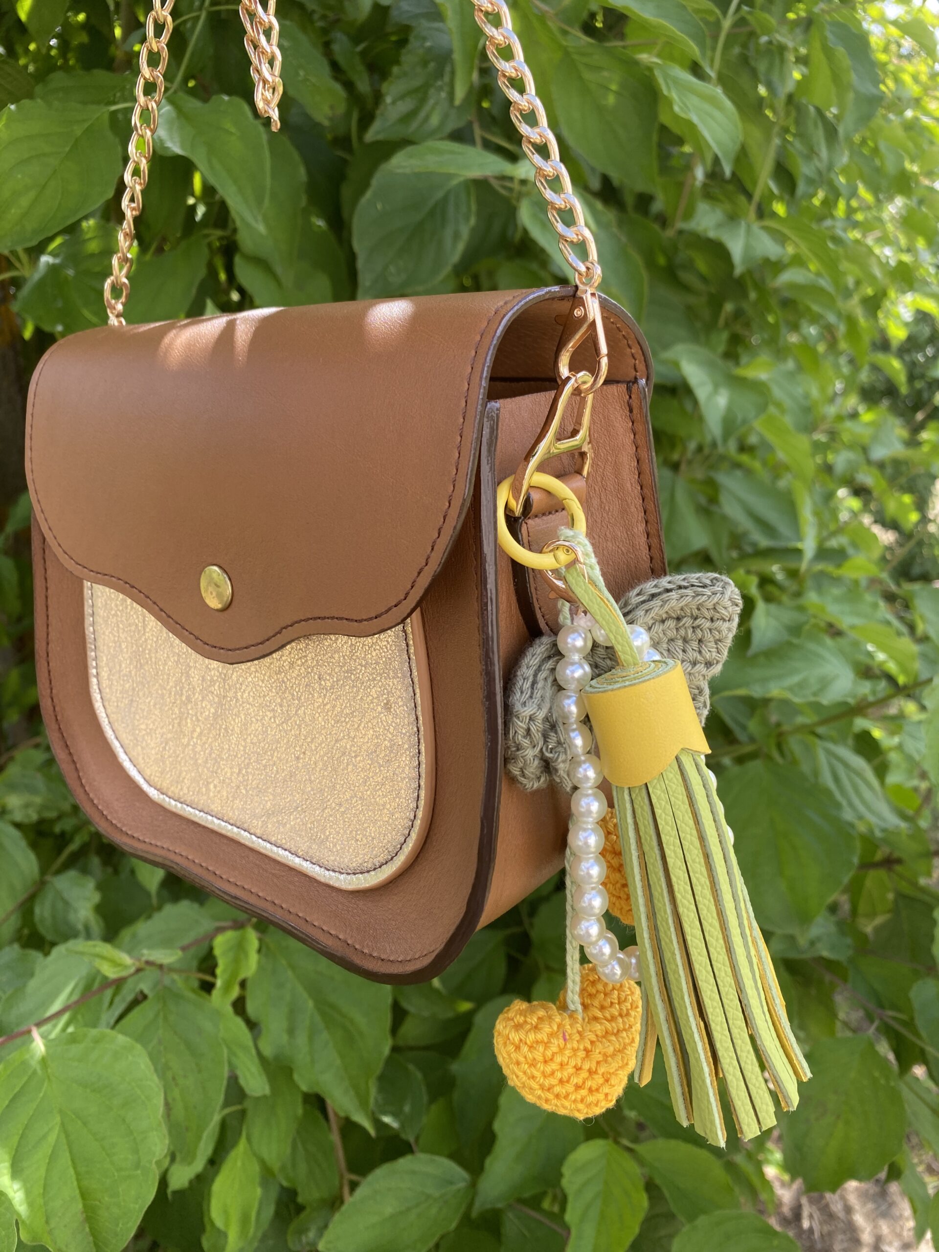 Bijou de sac Cherry on the sac citron & vert – Image 4