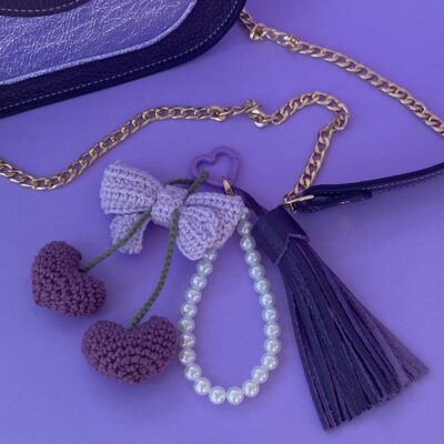 Cherry on the sac lilas & violet