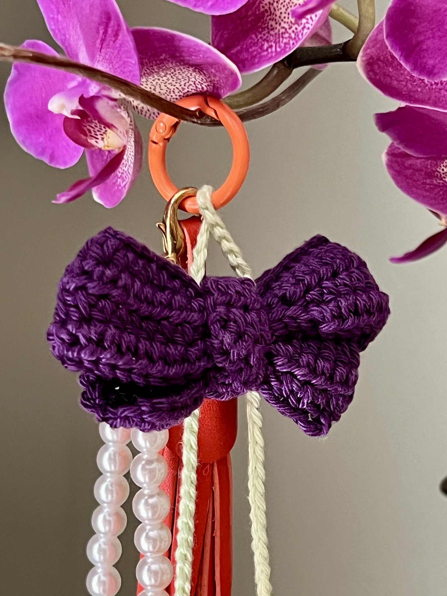 Cherry on the sac orange & violet – Image 3