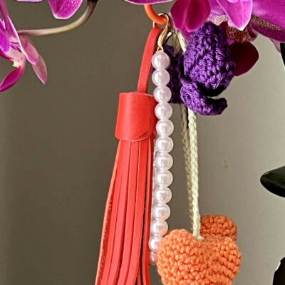 Cherry on the sac orange & violet
