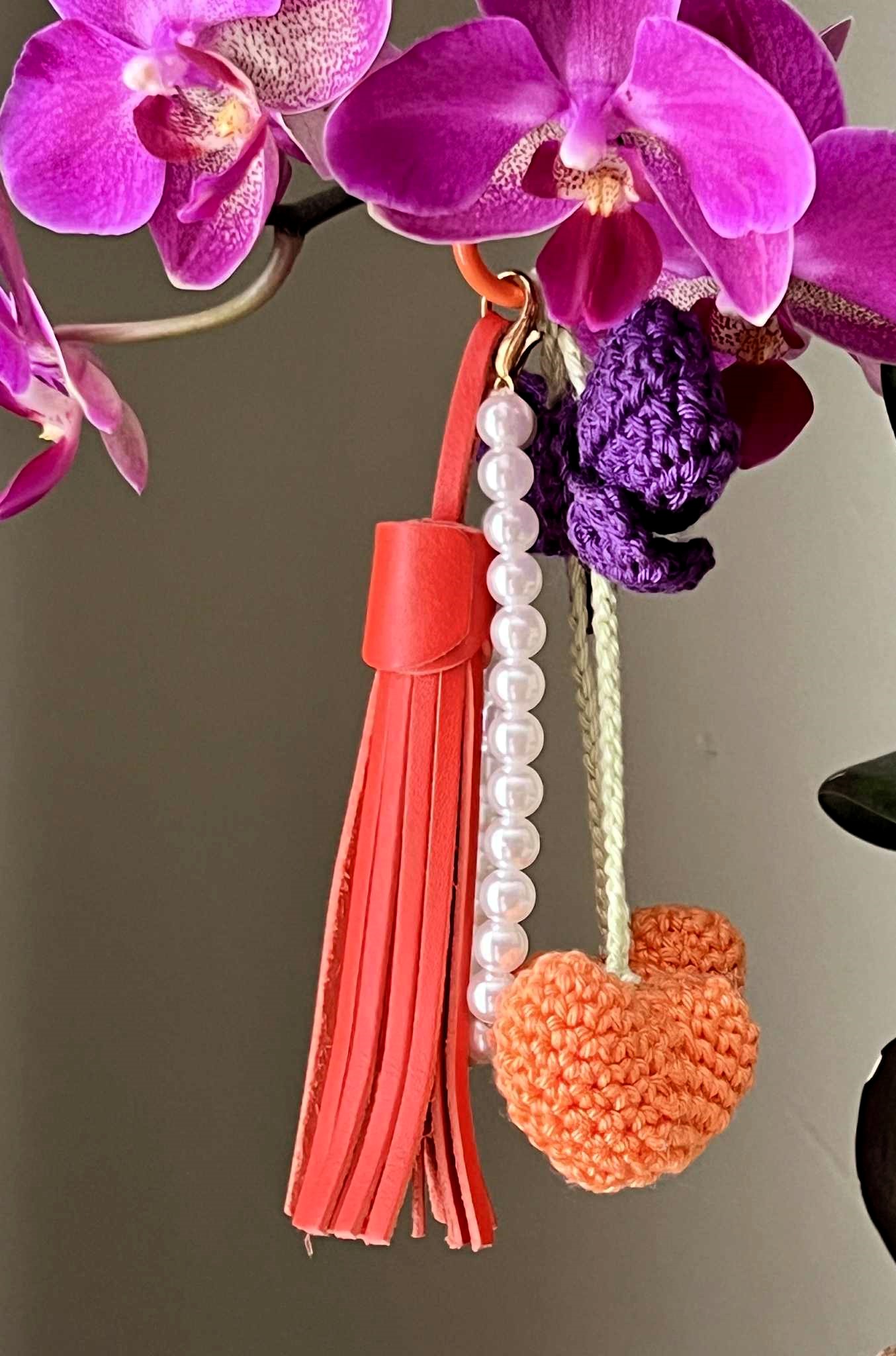 Cherry on the sac orange & violet – Image 2