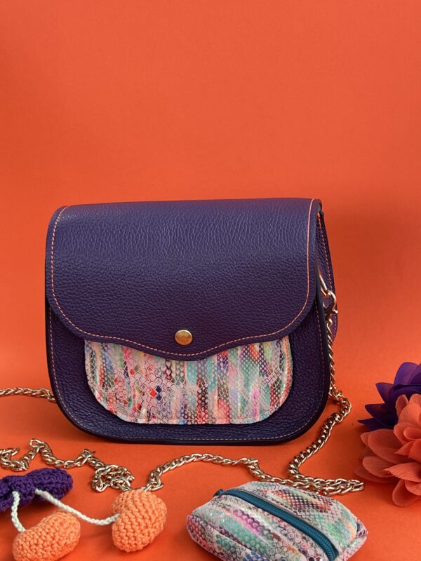 Sac à main Poppins violet – Image 5