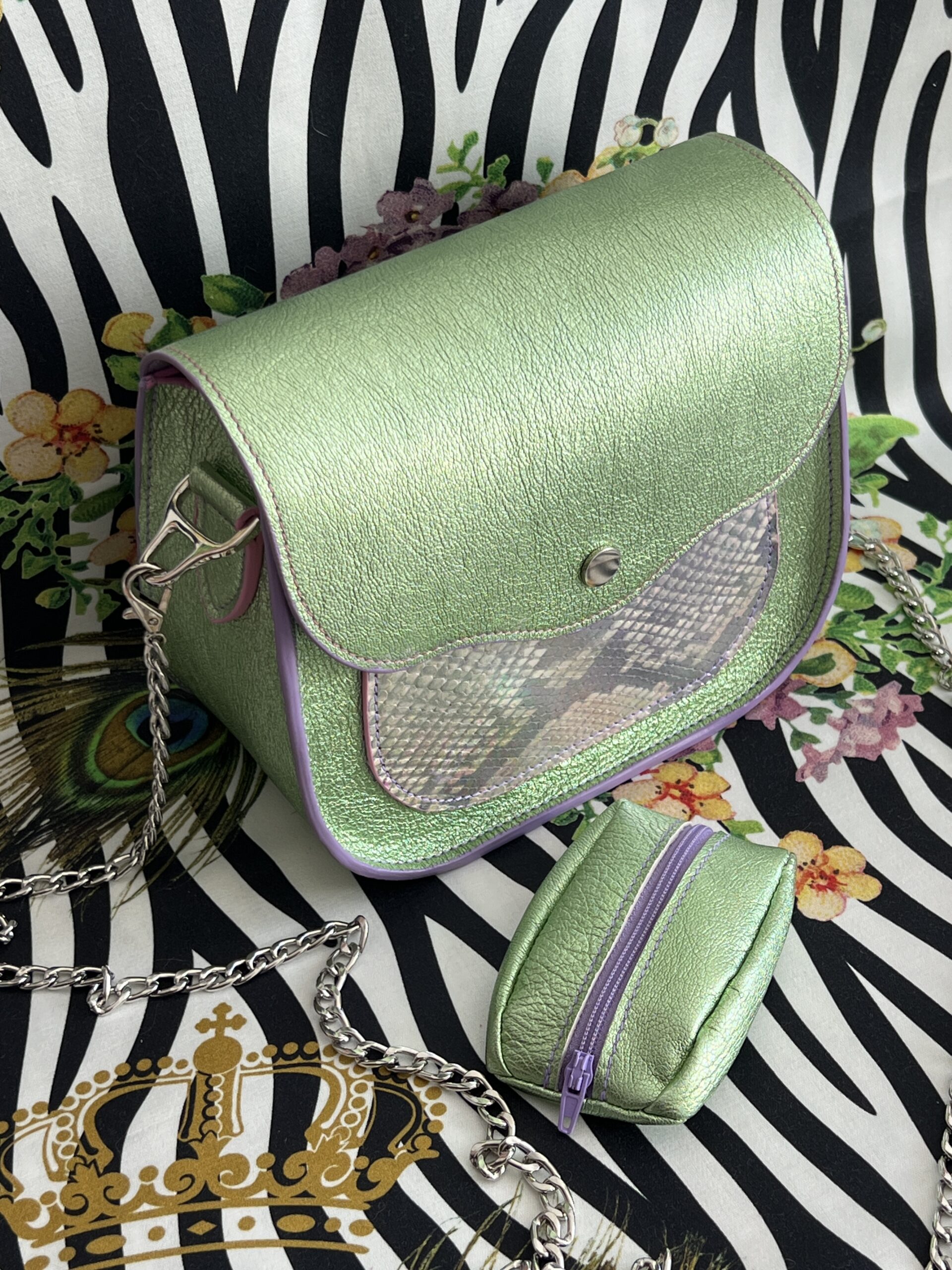 Sac Poppins Vert Irisé