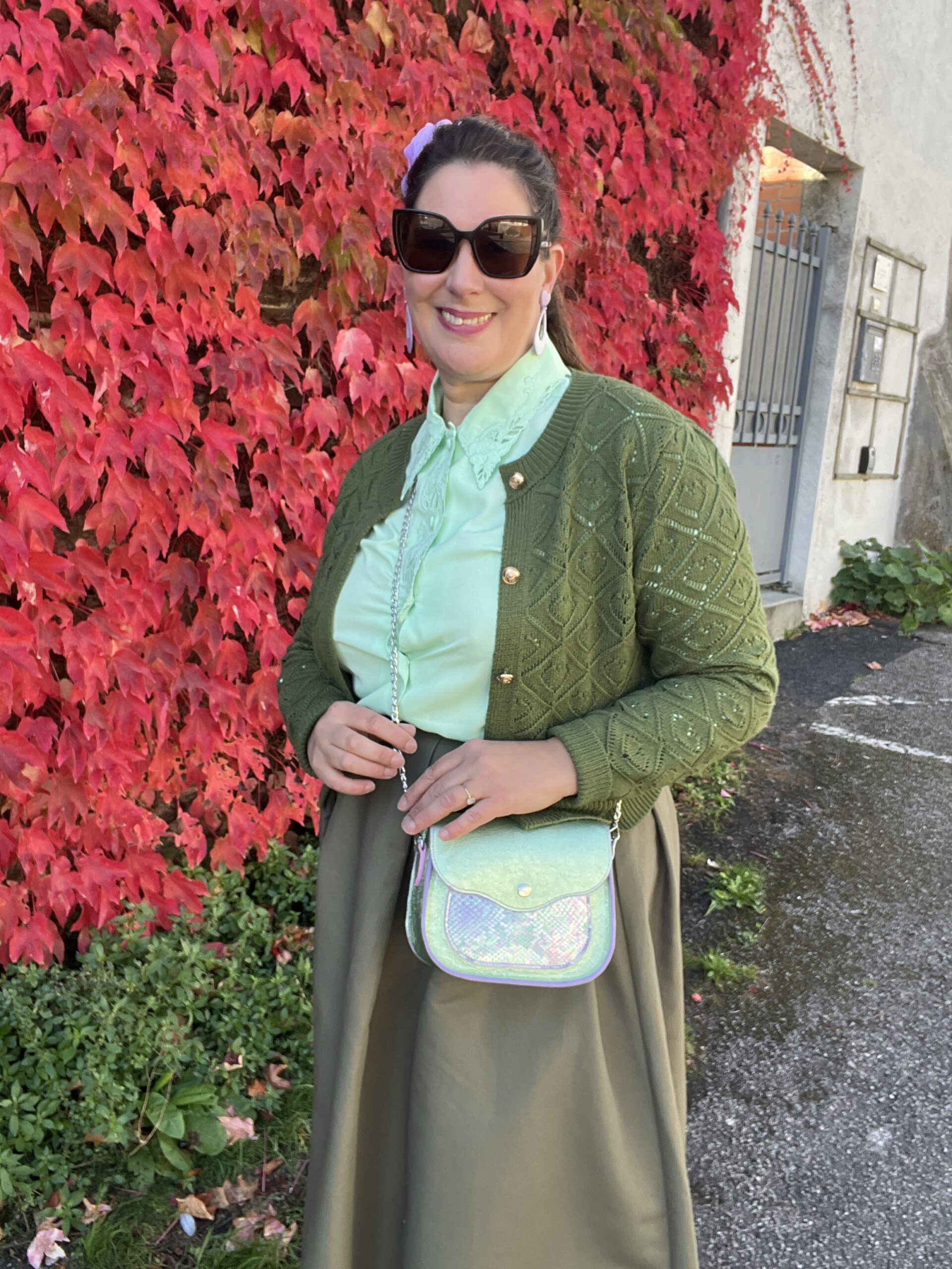 Sac Poppins Vert Irisé – Image 6