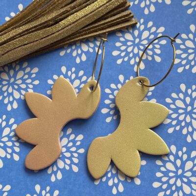 Créoles Feuilles coucher de soleil