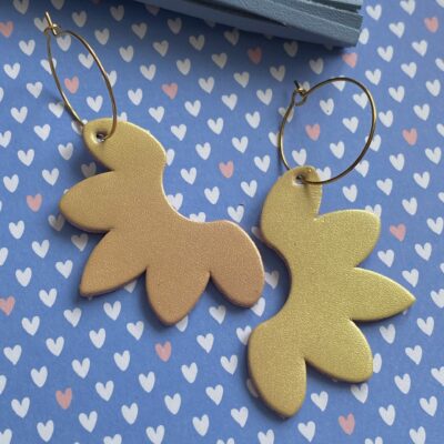 Créoles Feuilles coucher de soleil