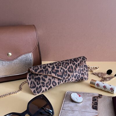 Etui à lunettes Charly Léopard