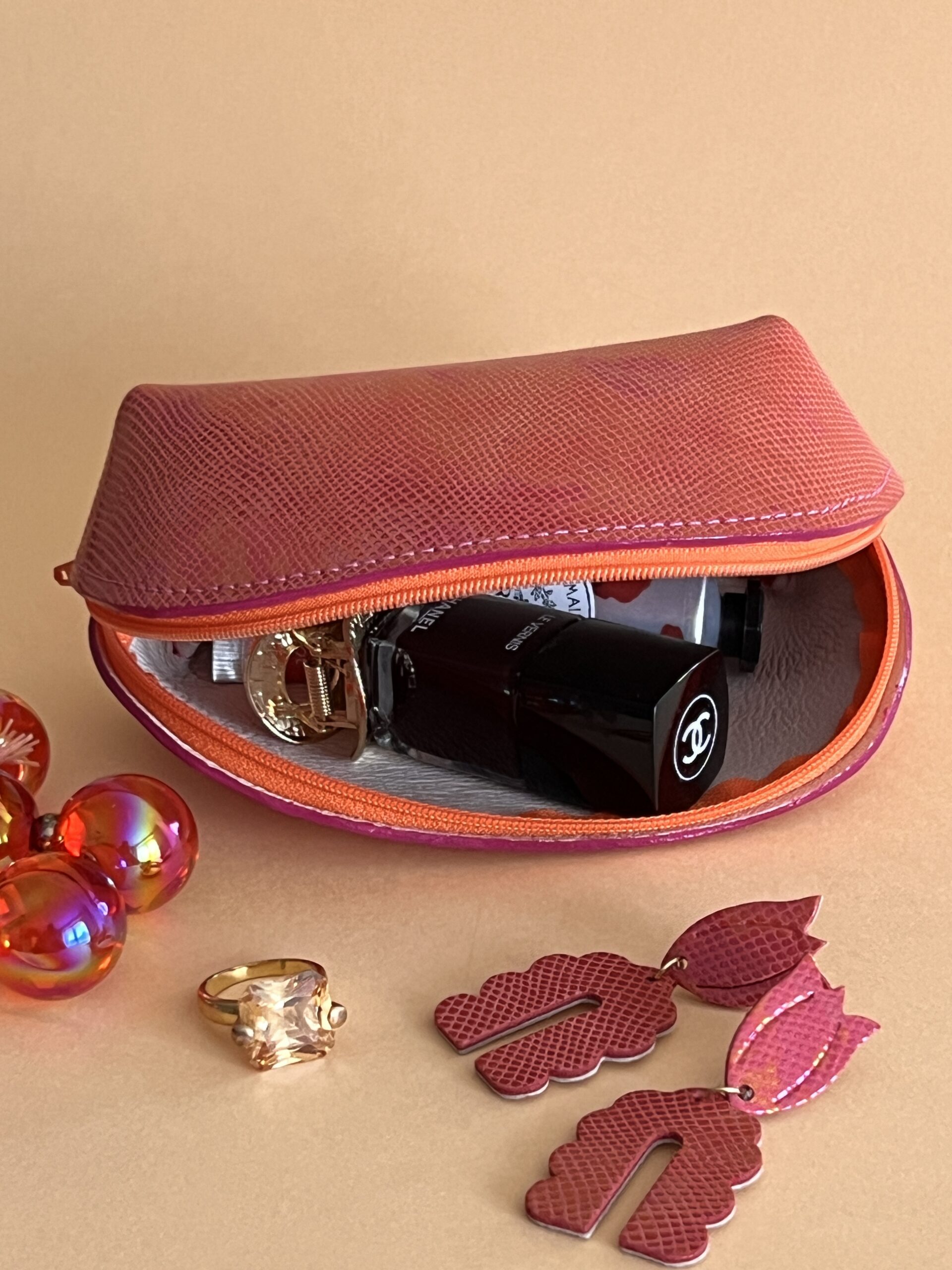 Trousse Scarlett corail gazoil – Image 2