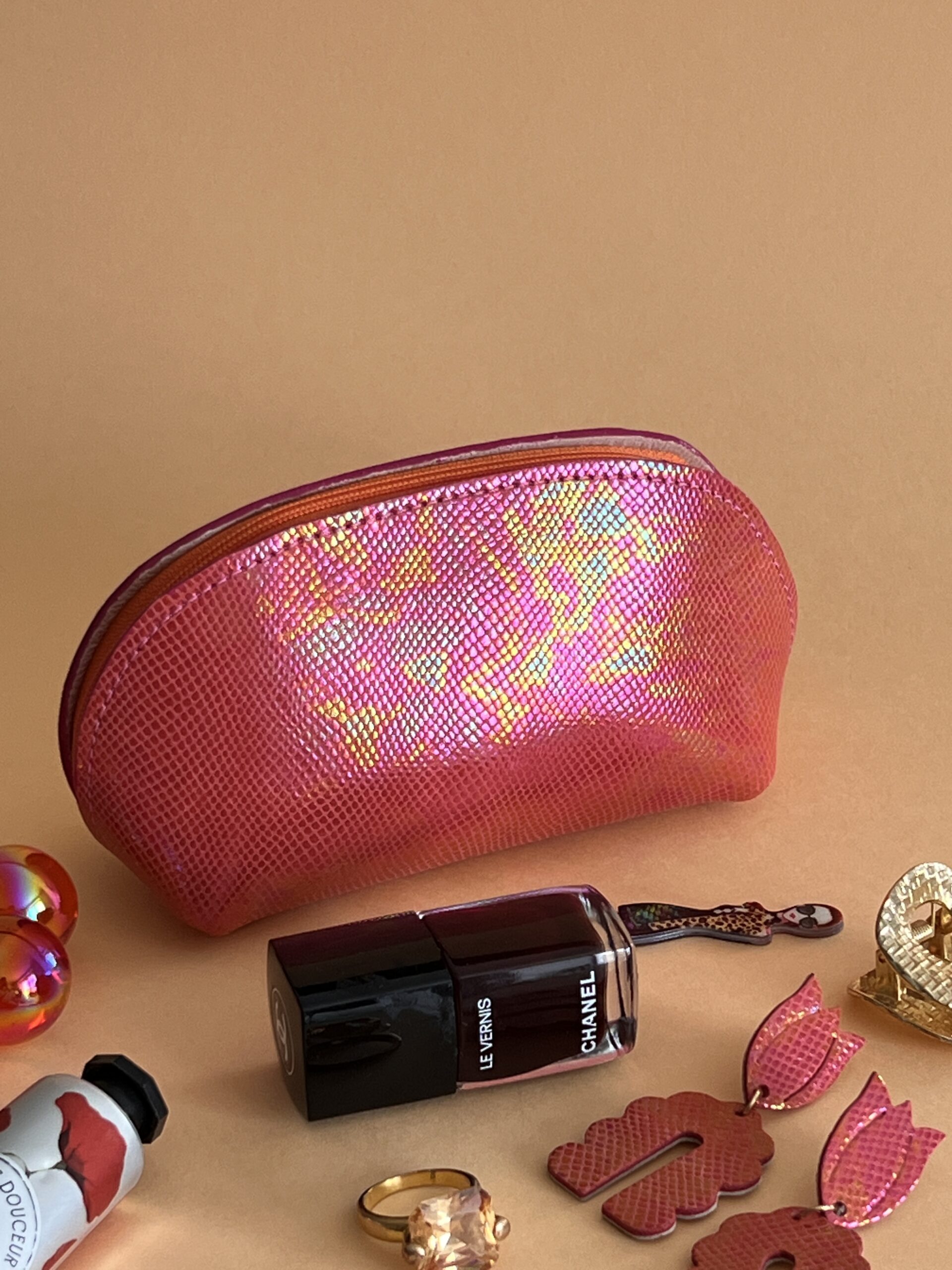 Trousse Scarlett corail gazoil